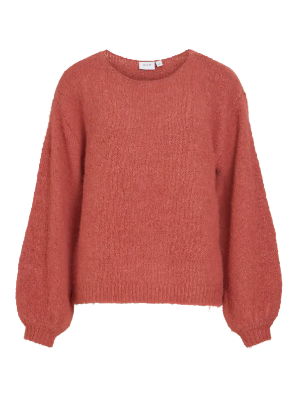 MARLEY KNIT PULLOVER - RUST