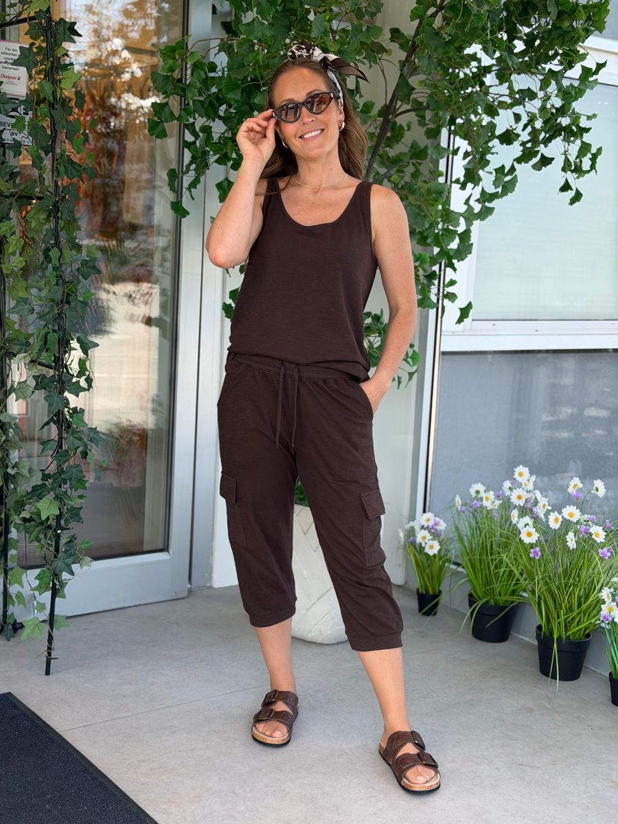 SABINA JERSEY CAPRI - BRUN