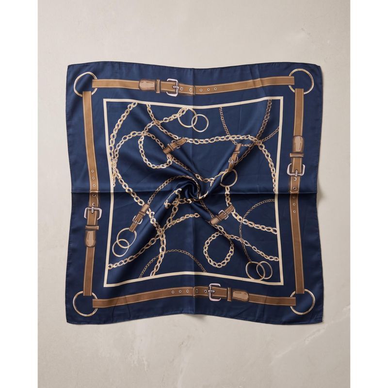 SKJERF SILKELOOK LENKER - NAVY