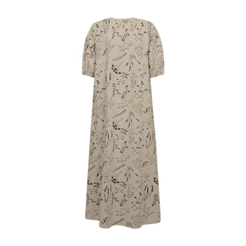 LALUNA MAXI KJOLE - SAND/BRUN