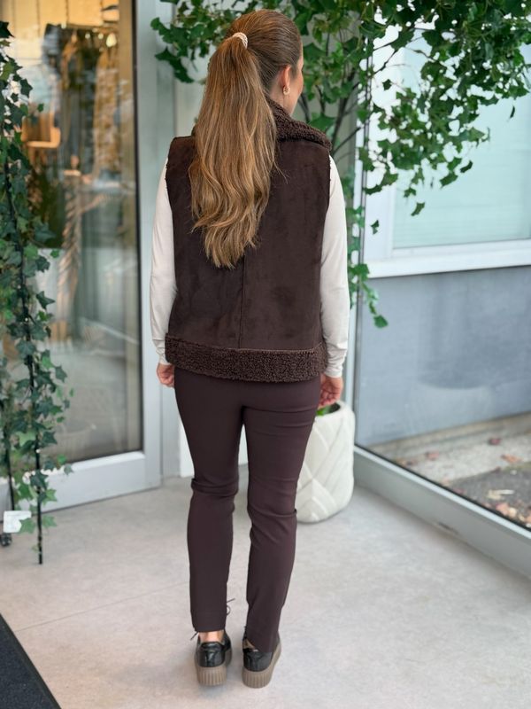 LAMBY VEST - BRUN