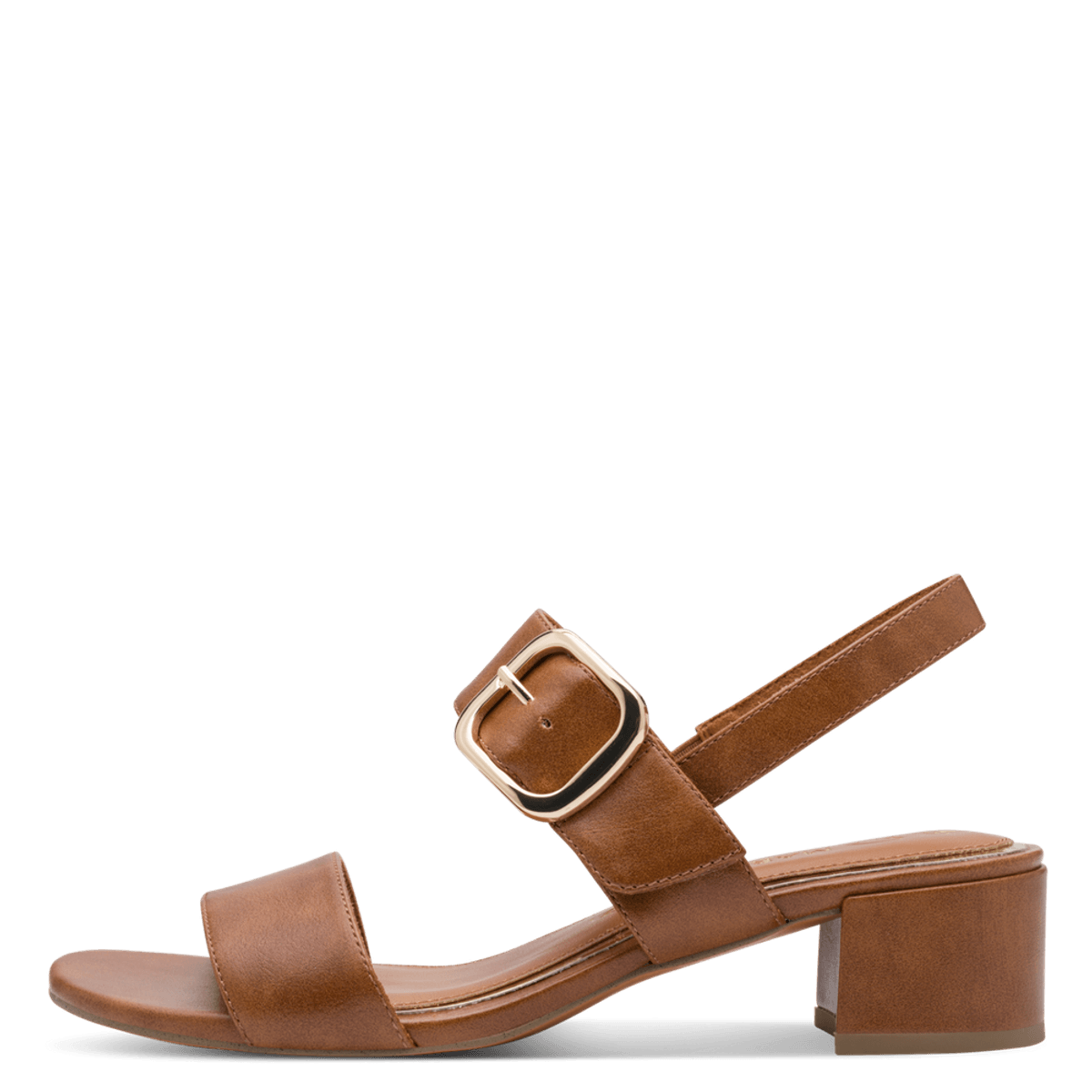 SANDALETT M/SPENNE - COGNAC