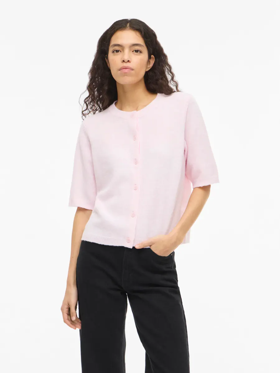 LIGA CARDIGAN 2/4 ERM - ROSA