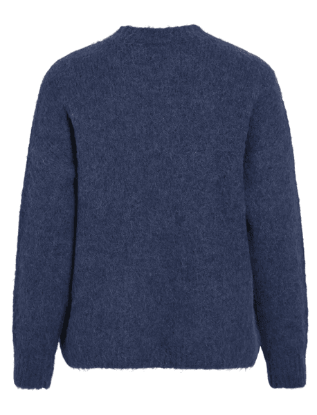 Hovedbilde BENNU STRIKKET GENSER - VINTAGE BLUE