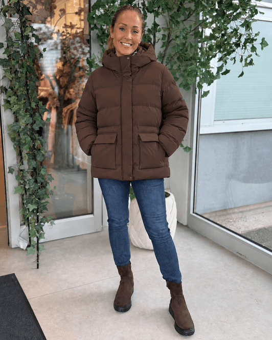Hovedbilde NORMA BOBLEJAKKE - BRUN