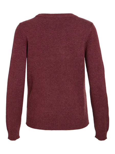 Hovedbilde VIRIL GENSER O-NECK - PLOMME