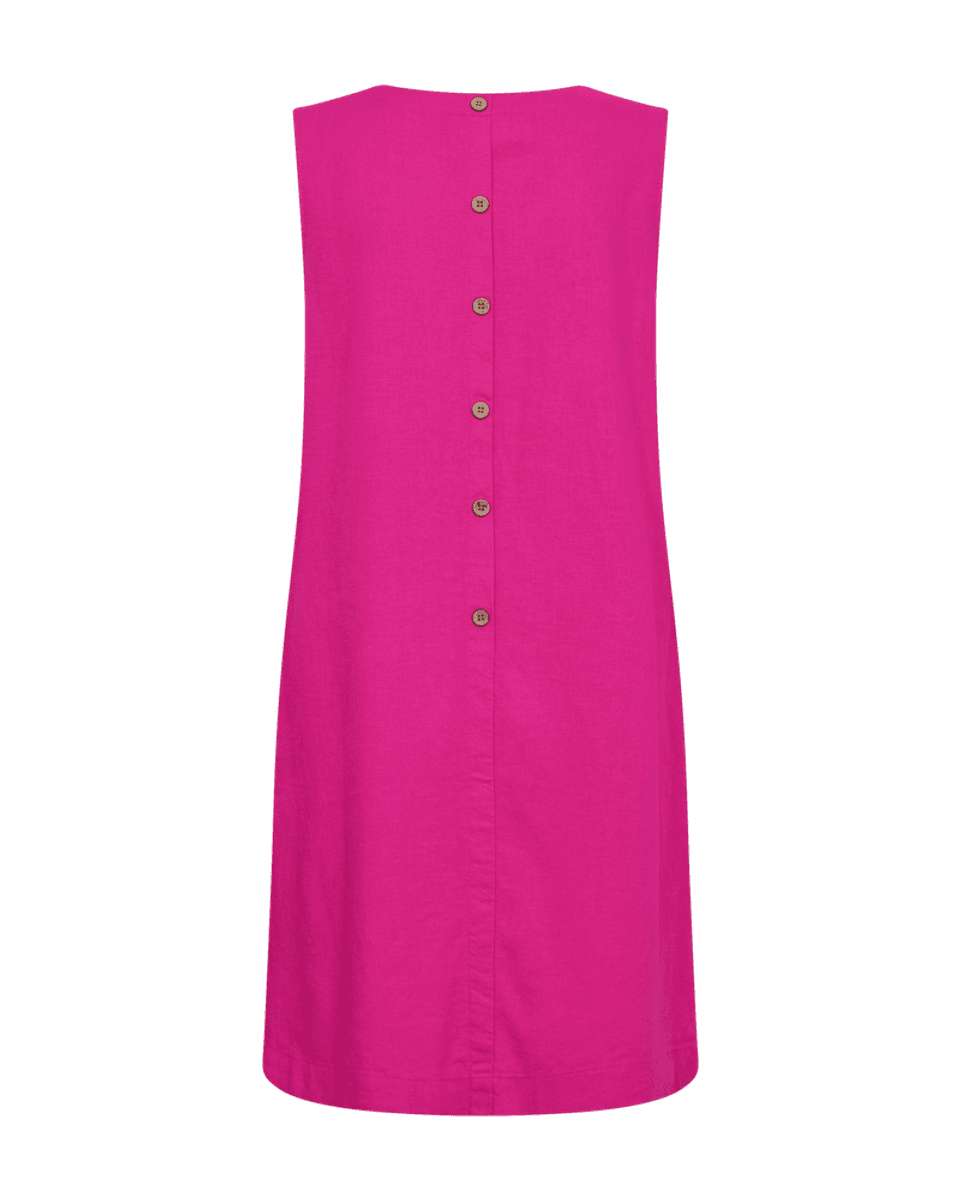 LAVA KJOLE U/ERM M/KNAPPER BAK - CERISE