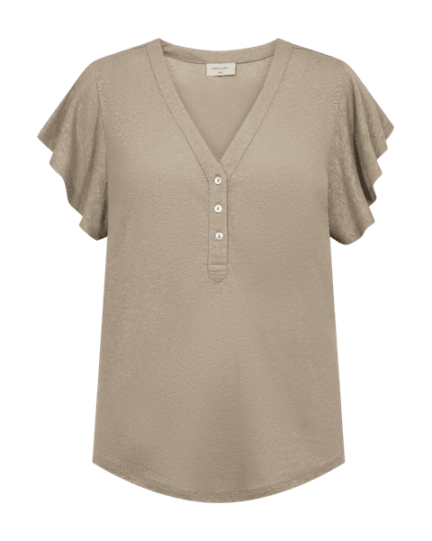 Hovedbilde LAVINA TOPP M/KNAPPER - CAMEL