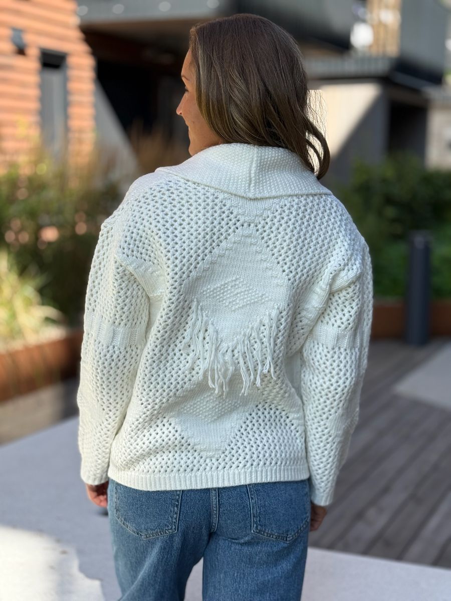 DERBY CARDIGAN - OFFWHITE