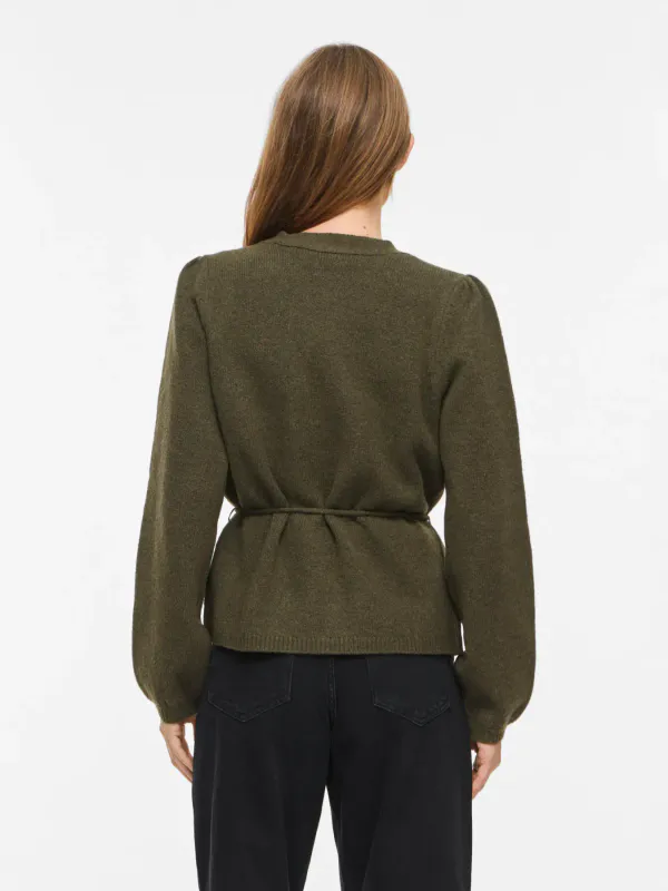 KEHLA CARDIGAN - OLIVEN