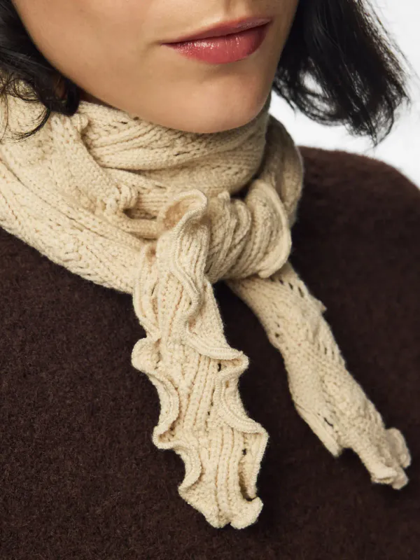 KOMMA POINTELLE SKJERF - CREAM