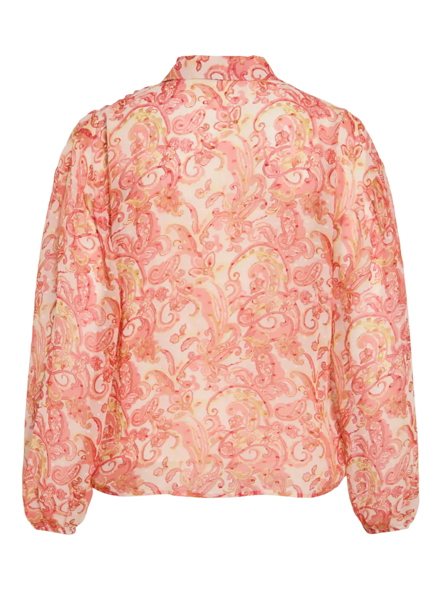 PRAYA BLUSE - CORAL PRINT