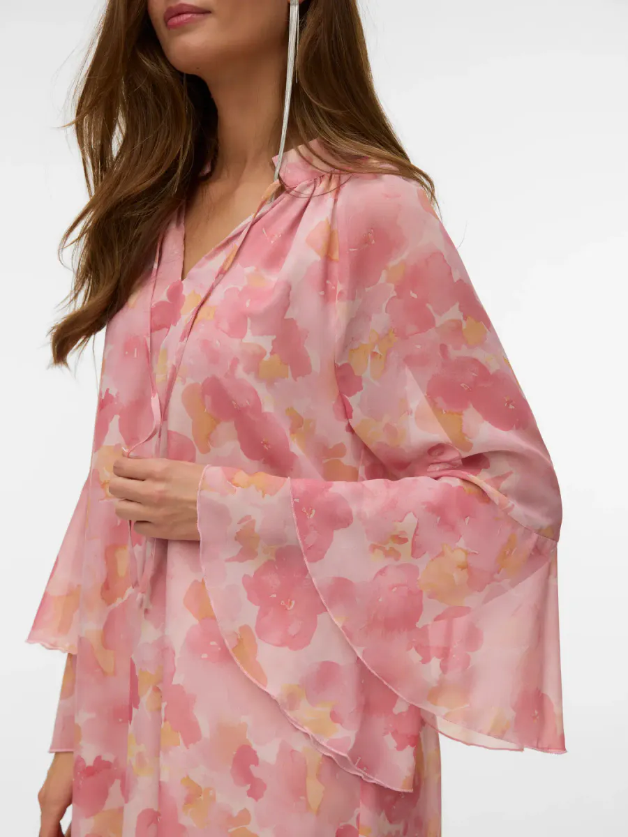 ROSALIE KJOLE - PINK FLOWER