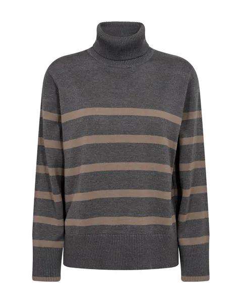 Hovedbilde MONDAY STRIKKEGENSER - KOKS / TAUPE