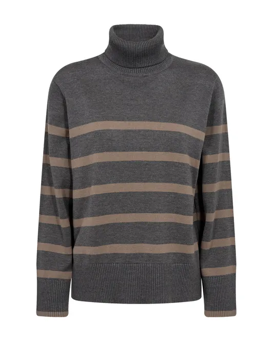 Hovedbilde MONDAY STRIKKEGENSER - KOKS / TAUPE