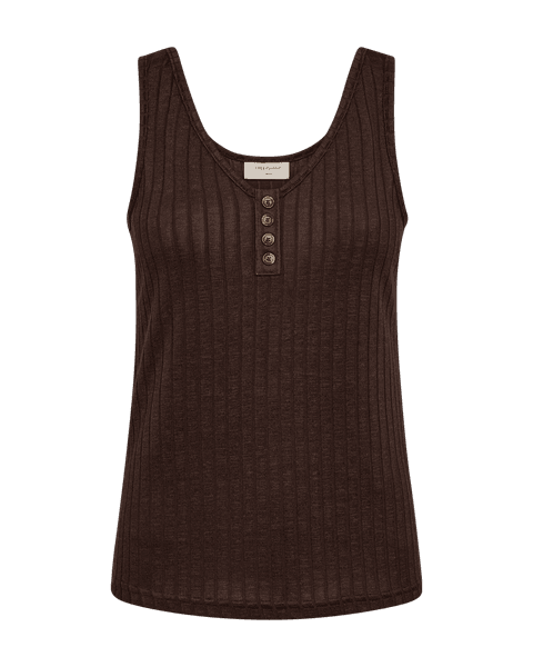 Hovedbilde BASAC TOPP M/KNAPPER  - BRUN