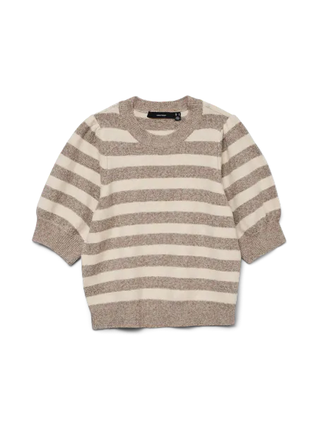 Hovedbilde DOFFY TOPP 2/4 ERM M/STRIPER - TAUPE/CREAM