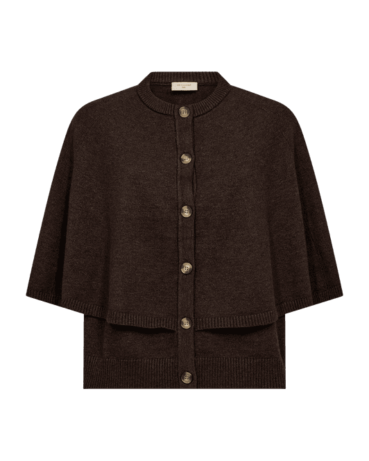 Hovedbilde CAPPA CARDIGAN - BRUN MELERT 