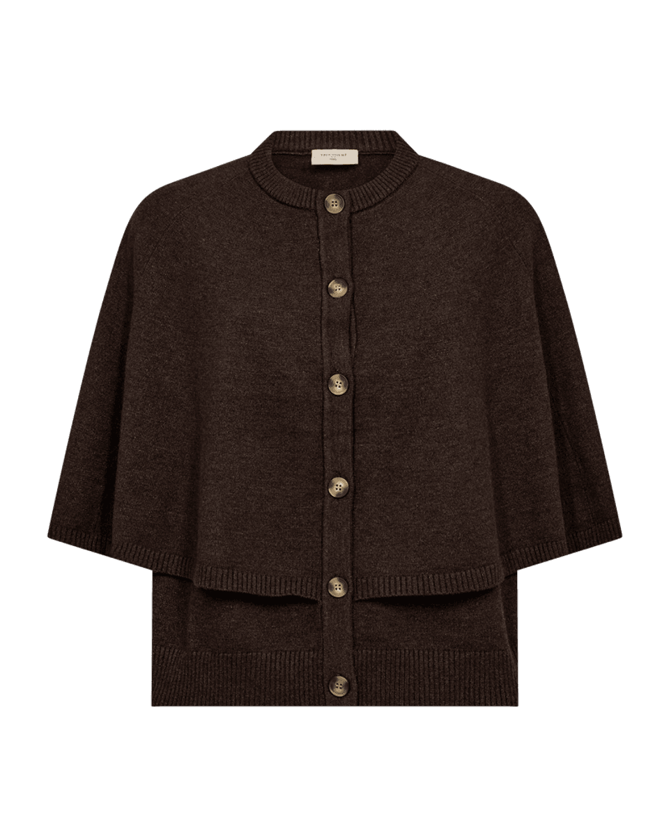 CAPPA CARDIGAN - BRUN MELERT 