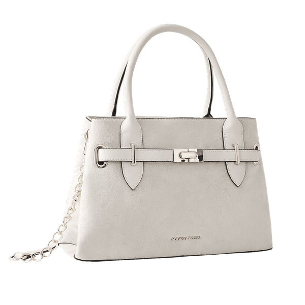 Hovedbilde VESKE SEMSKET M/GULL DETALJER - CREAM