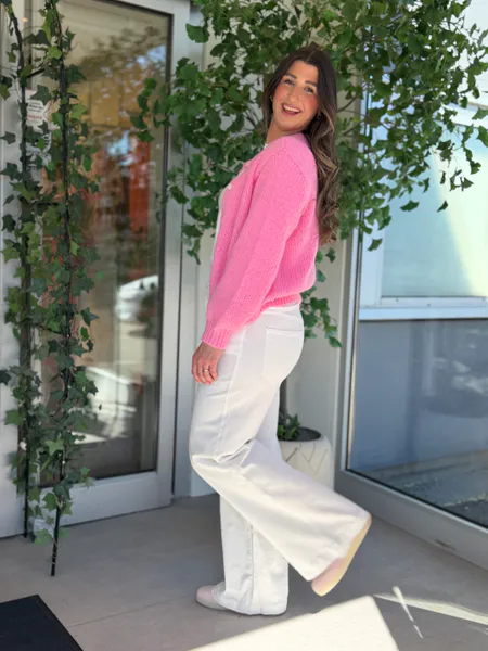 Hovedbilde WILO STRIKKET CARDIGAN - ROSA