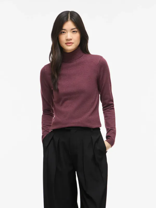 MALU ROLL NECK - PLOMME