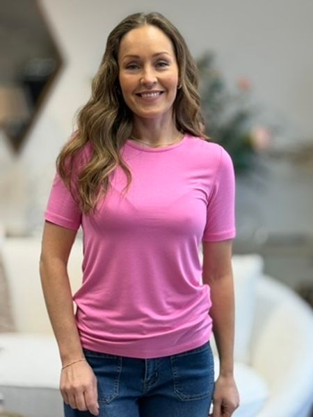 Hovedbilde LIANA T-SHIRT - ROSA