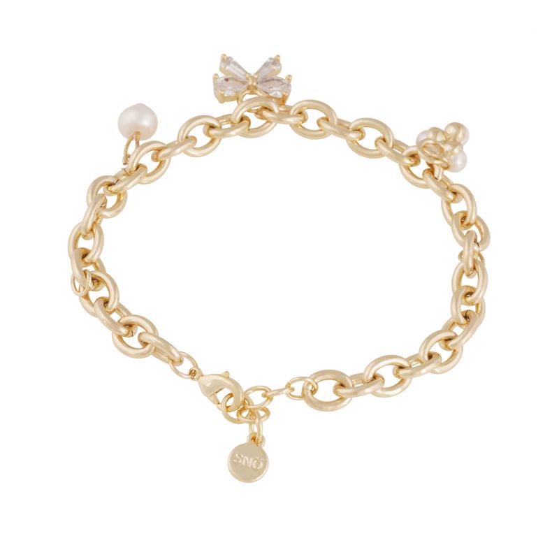 SNÖ OF SWEDEN - EIRA CHARM ARMBÅND - GULL