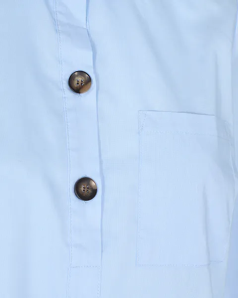 Hovedbilde FLYNN SKJORTE M/KNAPPER - LYS BLÅ