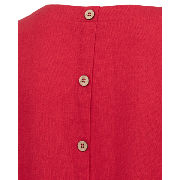 Hovedbilde LAVA KJOLE M/KNAPPER BAK - RØD