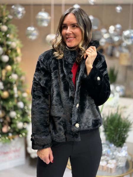 Hovedbilde SONJAEVA FAKE FUR JAKKE - SORT