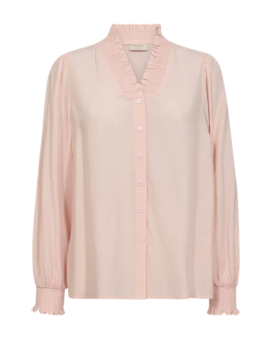 Hovedbilde APRIL BLUSE M/FRILL - APRIKOS