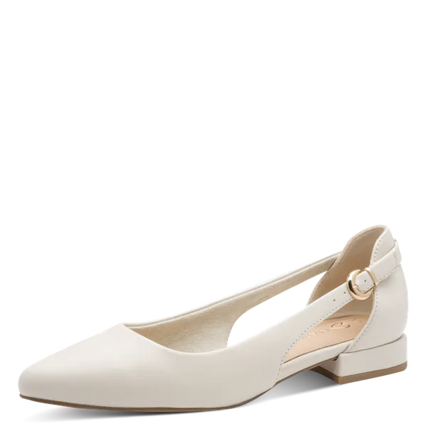 Hovedbilde PUMPS LAV M/REIM - CREAM