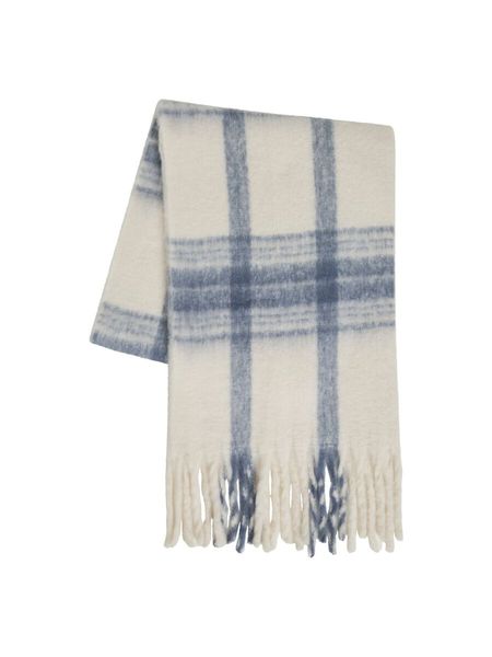 Hovedbilde MIMI SKJERF - CREME/JEANSBLÅ