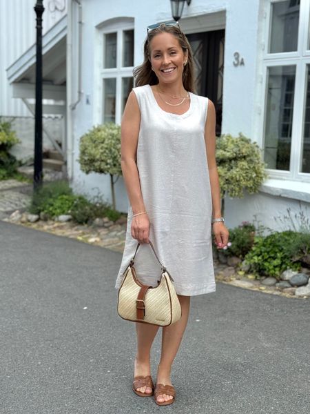 Hovedbilde LAVA LIN/VISCOSE KJOLE U/ERM - MOONBEAM