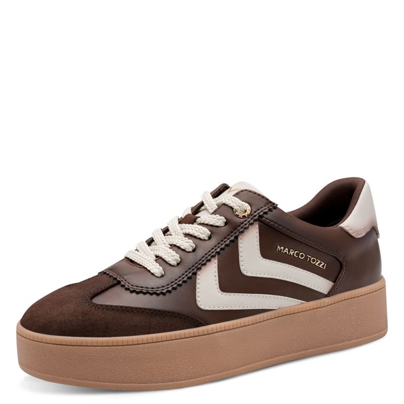 SNEAKERS COMBI - BRUN