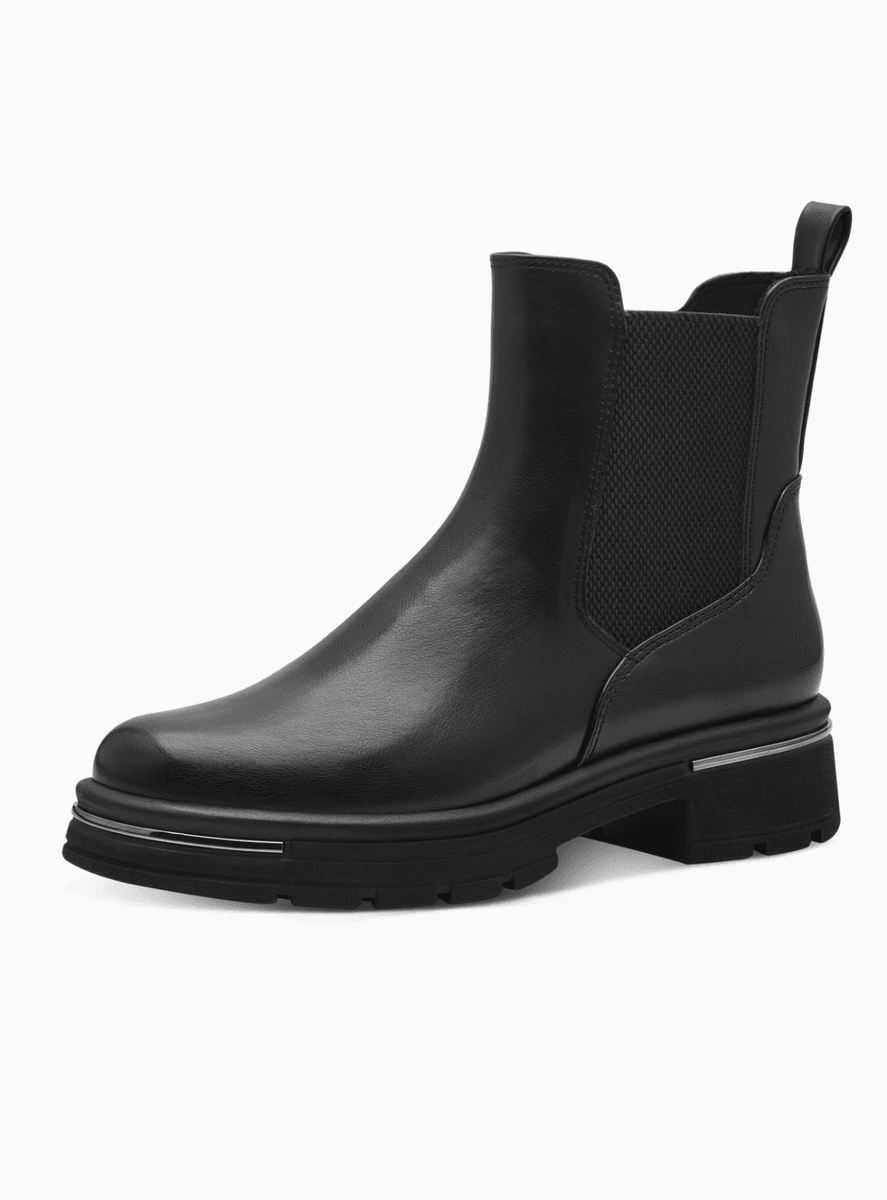 BOOTS M/METALL DETALJ - BLACK