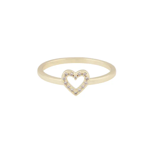Bilde av SNÖ OF SWEDEN - NISI HJERTE RING M/BLING - ...
