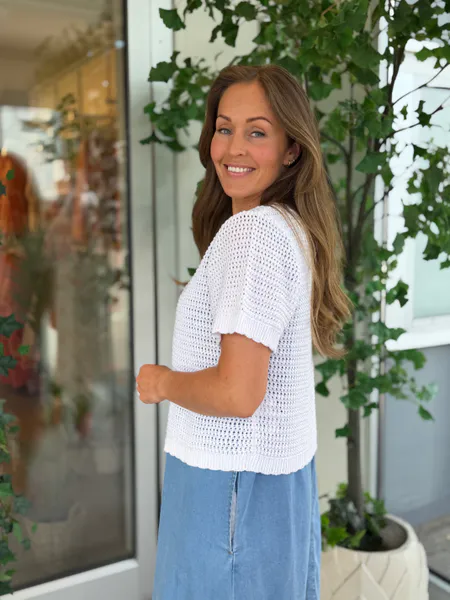 Hovedbilde TOTA CARDIGAN - HVIT